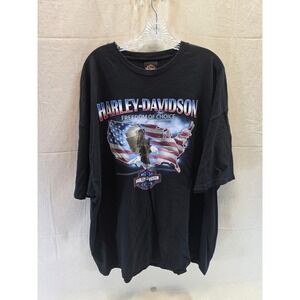 Harley-Davidson Louisville Kentucky T-Shirt 3XL Black Freedom of Choice Eagle